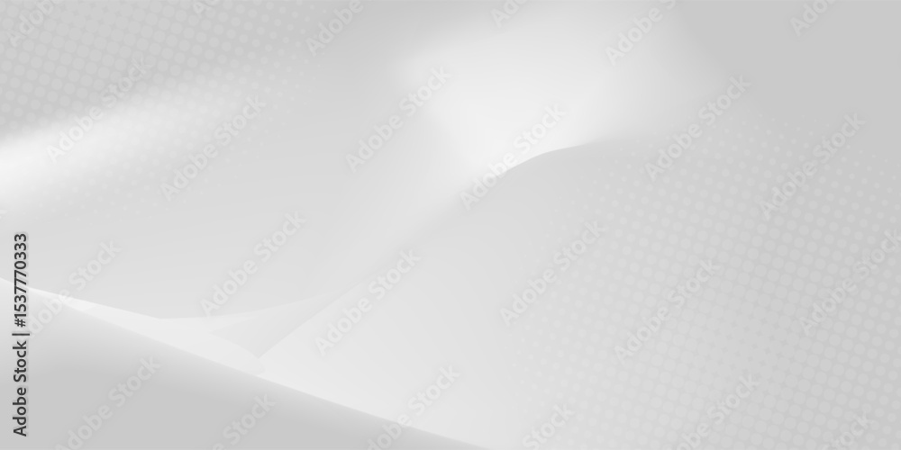 Obraz premium Silver foil background with metal mirror texture. Chrome gradient surface with light gloss simple abstract