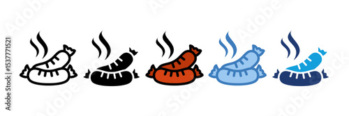 Sausage Icon Element For Design