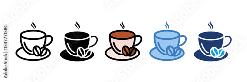 Coffee Icon Element For Design