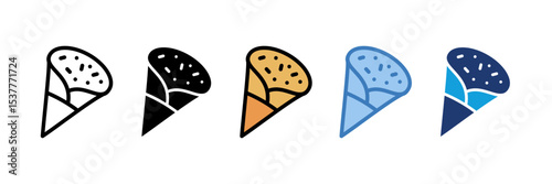 Crepes Icon Element For Design