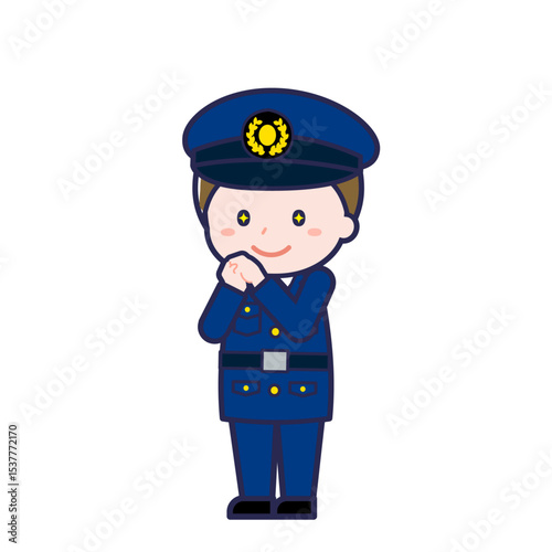 警察官／ななめ／男性 22