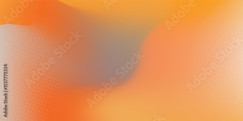 Abstract orange gradient vector background simple cloud
