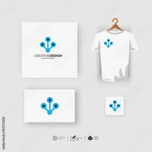Logo template design ideas vector