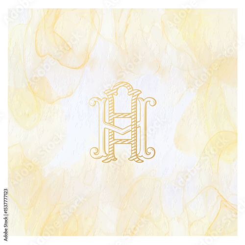 HA, AH, logo HA, Letter HA,  Monogram HA, Wedding Monogram, Wedding Logo, Logo Design , Monogram Vintage