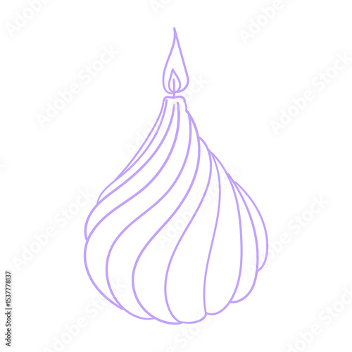 Candle, Hand-drawn handmade candles, Minimalist candle illustrations for packaging, business cards, posters, and graphic design.