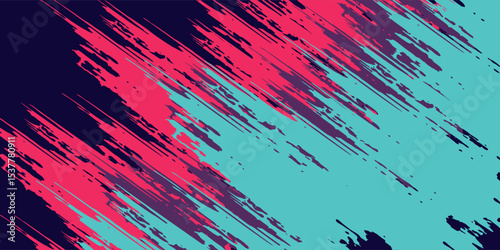 neon background brush game blue pink purple banner abstract paint stain vintage modern car wrap sticker
