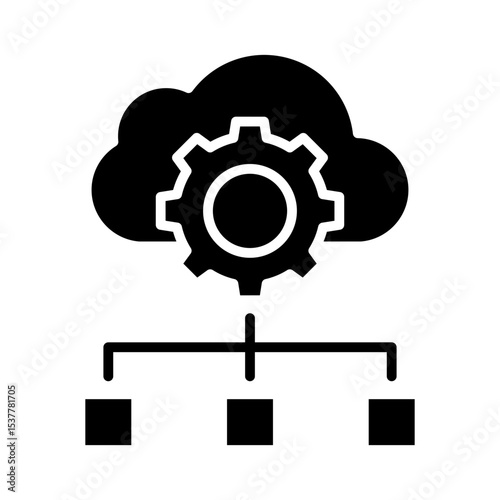 cloud infrastructure icon