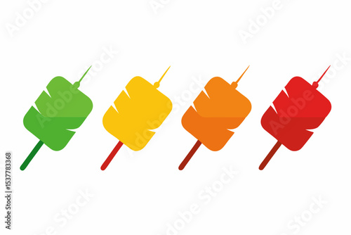 set of Paneer tikka icon vector silhouette illustration isolated on white background