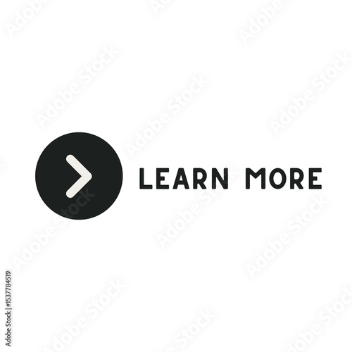 Free Download Learn More Icon Button - GFXLoad