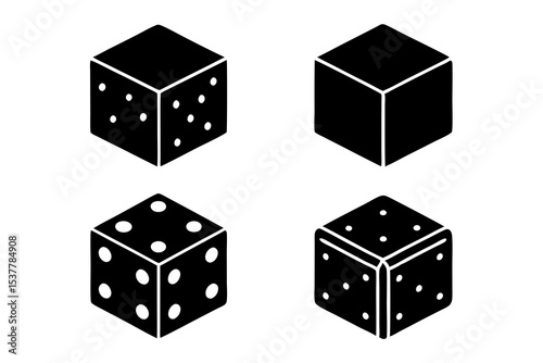 set of Paneer vector silhouette illustration isolated on white background