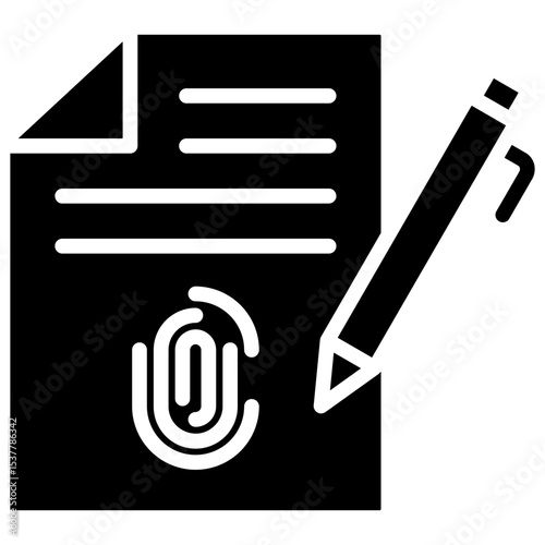 Digital Signature Icon