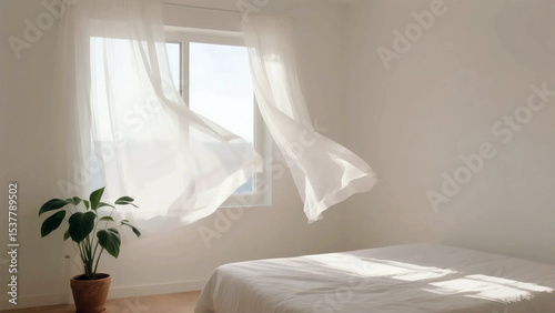 Breezy Morning Serenity overall atmosphere is one of calm, freshness, and peace