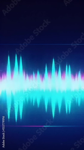 Wallpaper Mural Abstract sound waves graphic design Torontodigital.ca