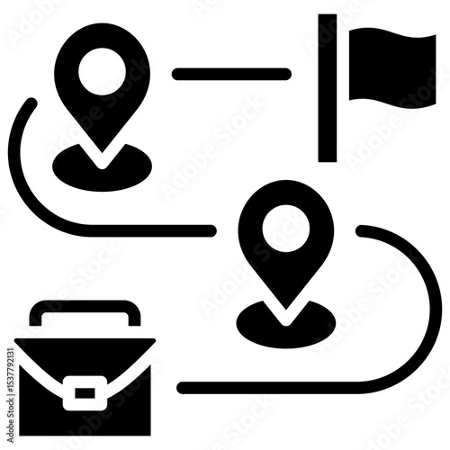 Business Roadmap Icon