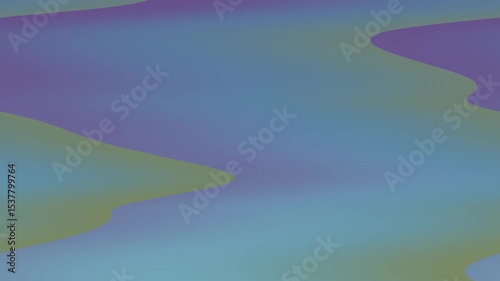Abstract waves of blue and green hues flowing seamlessly across the canvas, evoking calmness