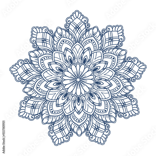 Elegant decorative mandala hintergrund