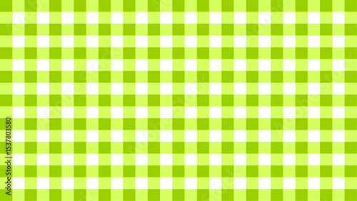 Green gingham seamless pattern background motif squares gingham shape can used for banner, fabric pattern, backdrop, tablecloth, clothing, shirt, gown, paper, bedding, blanket and other textile