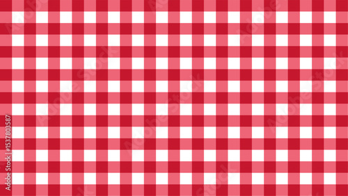 Red maroon gingham seamless pattern background motif squares gingham shape can used for banner, fabric pattern, backdrop, tablecloth, clothing, shirt, gown, paper, bedding, blanket and other textile