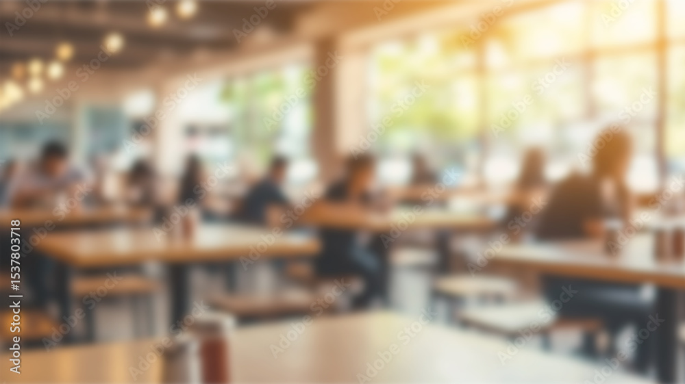 blur image of restaurant or cafeteria delicious clean food. A place for students to eat food. Abstract blur and defocused food court. Ai Generated Images blur image of restaurant or cafeteria delicious clean food. A place for students to eat food. Abstract blur and defocused food court. Ai Generated Images