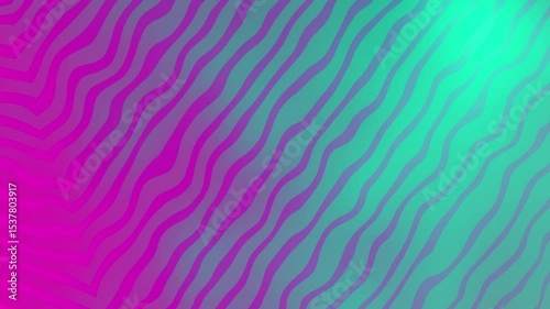 Abstract wavy pattern in vibrant pink and green hues, creating a dynamic background for creative projects
