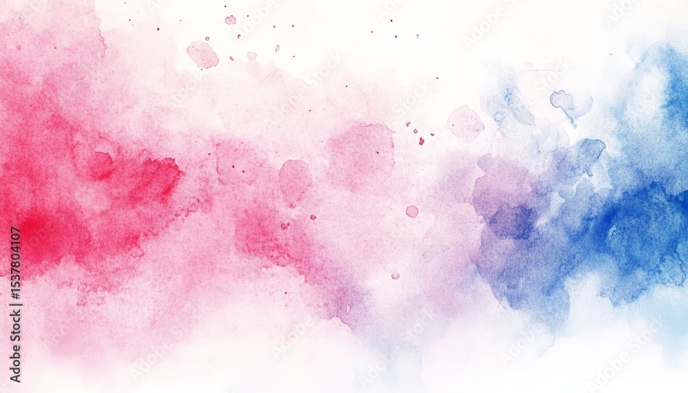 Obraz premium Abstract Watercolor Wash Background with copyspace suitable for text