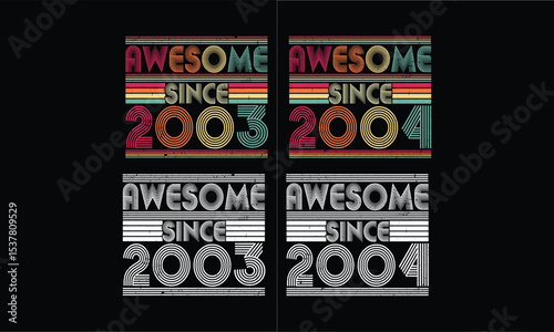 Awesome since 2003 to 2004,Vintage T shirt bundles .22 year in born Vintage.