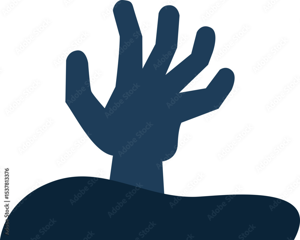 Obraz premium Halloween Flat Illustration Element