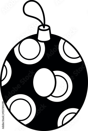 O letter Christmas ornament decoration