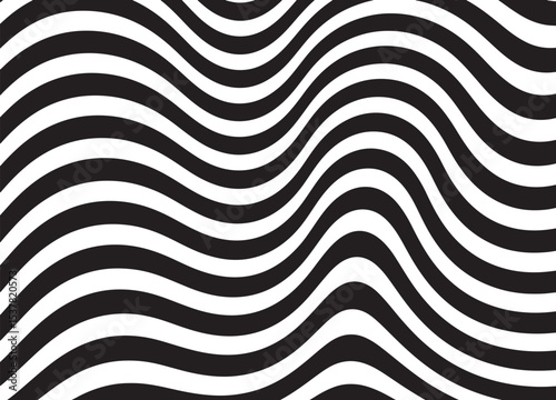 abstract wavy pattern black and white background