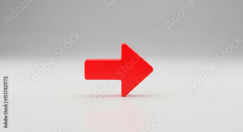 Free Download Red Arrow Pointing Right Direction on a Smooth Surface  - GFXLoad