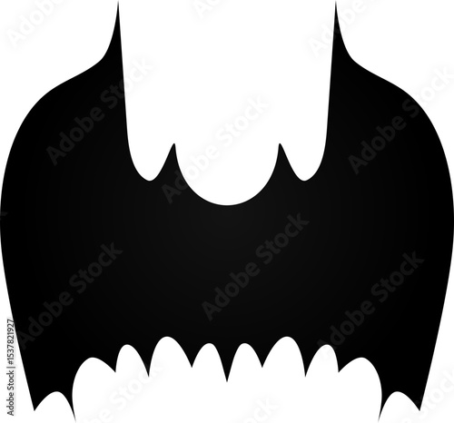 Bat Shapes Design Element