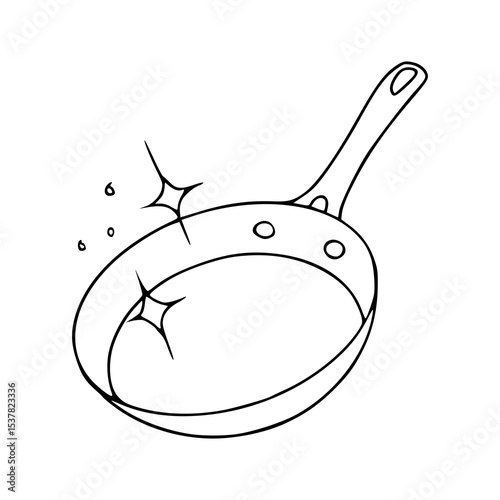 sparkling skillet kitchen utensil
