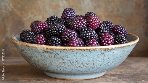 Fresh blackberries in a bowl (1)