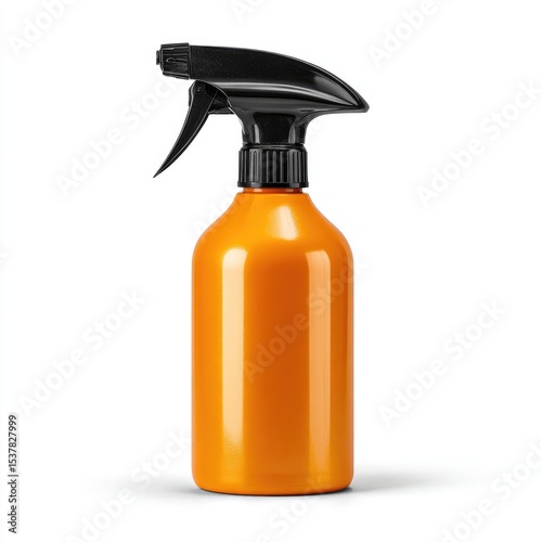 Orange spray bottle, black nozzle (1)