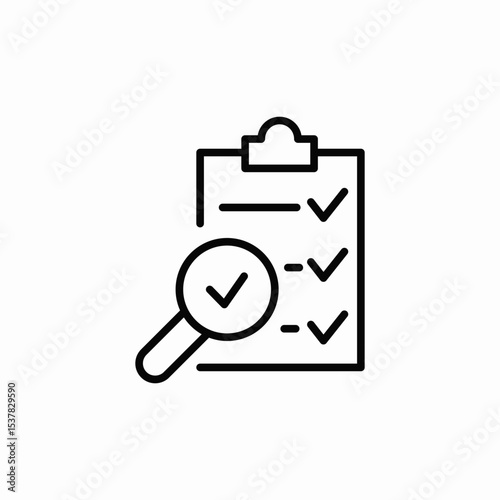 checklist success icon sign vector