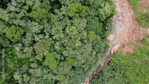 drone waterfall two rivers