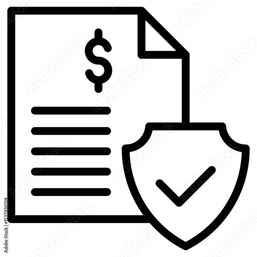 Policy line icon
