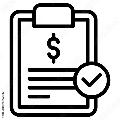 Audit line icon
