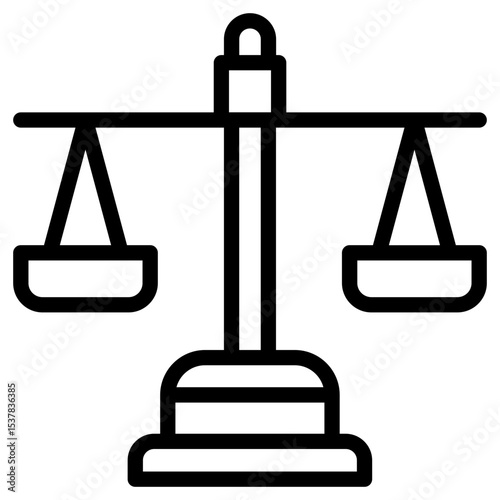 Law line icon