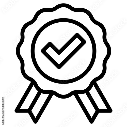 Quality line icon