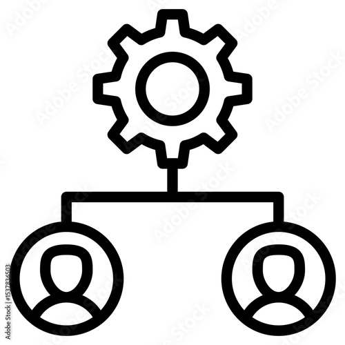 Role line icon