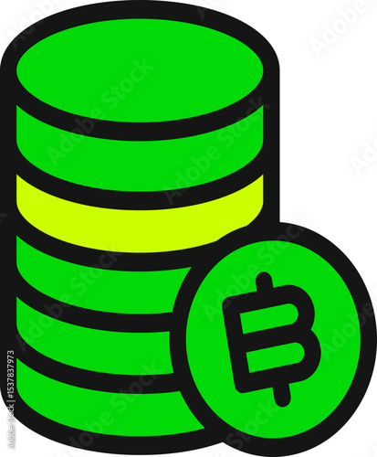 Blockchain and Cryptocurrency Icon Set