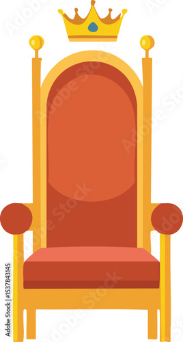 vintage armchair vector illustration