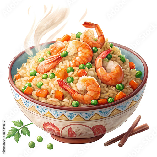 Delicious Shrimp Fried Rice Recipe: Asian Cuisine Inspiration