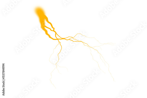  Electric Arc Lightning Motion with Transparent Background