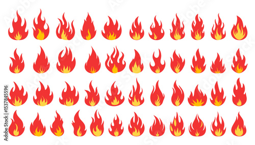 Seamless pattern of fire flames Seamless pattern of fire flames and red hot peppers in a bold fiery design