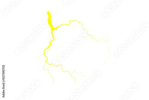 Transparent Storm Lightning Arc for Visual Effects