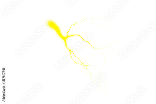Visual FX Lightning Bolt Cutout for Design Projects