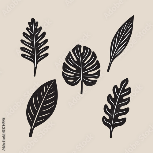 bring the lush beauty of the tropics into your creative work with this versatile collection high-quality tropical leaf brushes