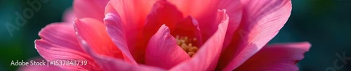Silky petals unfurl, revealing the heart of a flower, a study in soft curves and vibrant hues Sensuous textures and rich colors create a breathtakingly beautiful image , bloom, captivating, lush